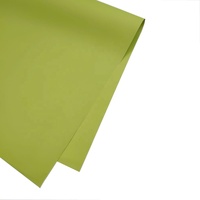 Rouleaux et feuilles de papier synthétique vierge pour fleuriste, imprimés sur mesure en résine, imperméables, recyclables, non toxiques, de qualité alimentaire, à une face