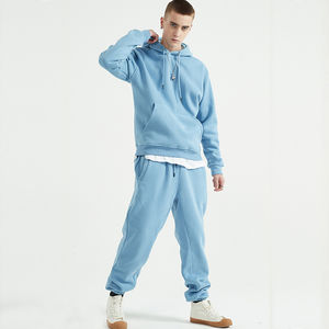 ONEAPEX Streetwear Ensemble de pantalons de survêtement à capuche 400gsm Ensemble de survêtements pour hommes avec sweat à capuche et pantalon - Product Image 2