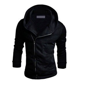 เสื้อฮู้ด2025ผู้ชายดีไซน์ใหม่เสื้อสเวตเชิ้ตขนแกะลำลองสีพื้นทรงสลิมฟิตมีซิปเสื้อมีฮู้ดขนาดยอดนิยม - Product Image 4