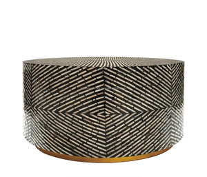 Mesa de centro de muebles con incrustaciones de hueso marroquí para sala de estar india de alta calidad a un precio razonable de LUXURY CRAFTS - Product Image 5