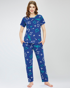 Conjunto de pijama de vacaciones de invierno tejido Spandex de algodón orgánico Ropa de dormir transpirable ligera OEM y ODM Proveedor directo - Product Image 1
