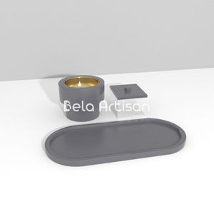 Ensemble de plateaux de service en bois élégant de luxe fait à la main bâtons d'encens pot Bakhoor décor à la maison Bela Artisan Art cadeau pour les femmes diffuseur - Product Image 3