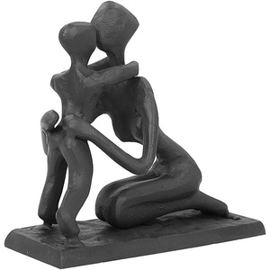 Décoration intérieure moderne Accent humain abstrait Nouveau design Sculpture de table Ornement en métal Prix de gros en aluminium - Product Image 5