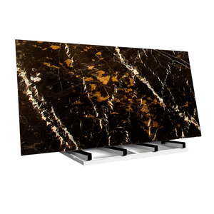 Losas de mármol negro y dorado de tamaño personalizado, losa de mármol negro y dorado, baldosas de mármol negro y dorado de Pakistán - Product Image 1