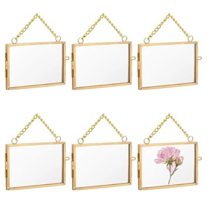 Modern Standing <b>Brass</b> Metal Photo <b>Frame</b> with Polished Surface Finishing Ideal for Minimalist Homes and Decor Corners - Product Image 1