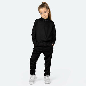 Gran oferta 100% chándal de algodón sólido niños otoño Casual bebé niño ropa chándal conjuntos niños chándales - Product Image 6
