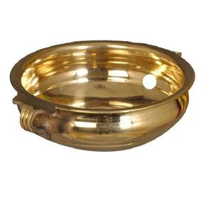 Acabado dorado de alta calidad Aspecto brillante Decoración festiva para el hogar Latón Urli Decoración india tradicional Centro de mesa Acento decorativo - Product Image 3