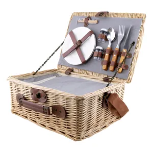 Cesto da Picnic in Porcellana Personalizzato con Accessori, Categoria Prodotto: Cesto in Vimini - Product Image 1