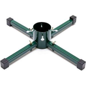 Soporte de árbol resistente para árboles de Navidad reales Base verde pesada con depósito de agua y tornillos laterales de bloqueo - Product Image 4