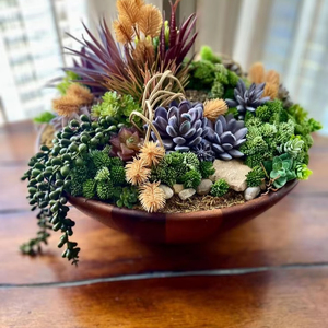 PLANTRES HANDICRAFTS Pot de fleurs en bois créatif Wishing Well Planter for Backyard Garden Bark Pots for Flower & Planters - Product Image 2