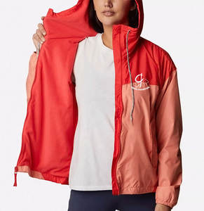 Chaquetas transpirables de moda para mujer de calle para chaquetas cortavientos de Hip Hop de color personalizado con capucha - Product Image 3