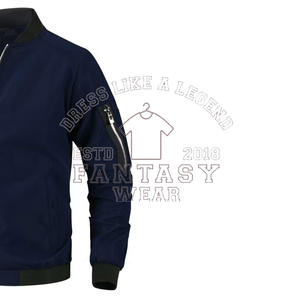 FANTASY WEAR OEM Nouvelle Arrivée Vente en Gros & Conception Personnalisée Veste Courte en Cuir Brodé avec Lettres pour Hommes, Blouson Bomber Certifié CE ISO - Product Image 2
