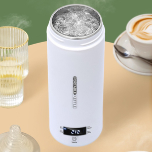 Mini du lịch cầm tay Ấm đun nước điện nhỏ Cà Phê Trà Ấm đun nước nóng nồi hơi với 4 Điều khiển nhiệt độ - Product Image 6