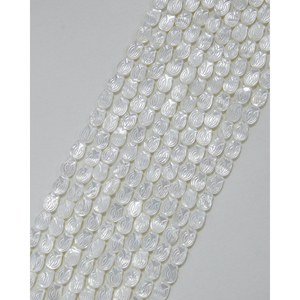 Perles de coquillages brutes pour la fabrication de bijoux - Product Image 1
