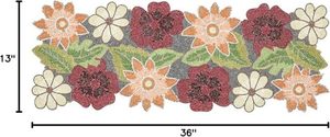 Christmas Decorative and Leaves Design Beaded <b>Runner</b> Placemat <b>Dining</b> <b>Table</b> Fancy Mat Handmade Decorative <b>Runners</b> for Wedding - Product Image 4