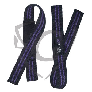 Sangles de poignet de gymnastique rembourrées en néoprène de haute qualité unisexe Logo personnalisable Dispositif de sécurité d'entraînement en coton réglable - Product Image 2