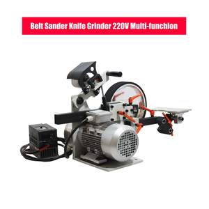 Ponceuse à bande électrique 2HP à vitesse variable, multifonction, meuleuse de couteaux 72 x 2 pouces avec 3 meules et convertisseur de fréquence - Product Image 3