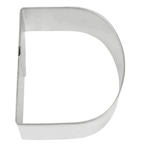 Cortador de galletas de metal con letras del alfabeto P de 3 pulgadas para un corte preciso que crea resultados impresionantes, elegante cortador de galletas vintage - Product Image 5