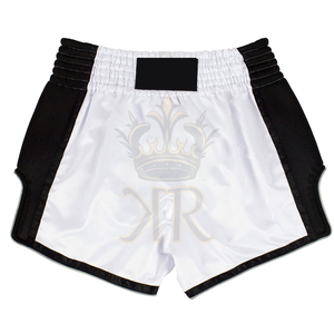 กางเกง MMA ผ้าโพลีเอสเตอร์สำหรับฝึกซ้อมมวยไทยกางเกงขาสั้นสำหรับชกมวย MMA สำหรับต่อสู้กางเกงกีฬาต่อสู้แบบรับจ้างผลิต100% ล่าสุด - Product Image 1