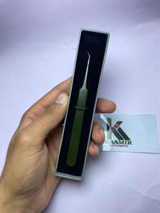 Pinces à cils professionnelles en acier inoxydable, très vendues, outils de beauté de haute qualité, fournitures de salon, extension de cils, anti-magnétiques - Product Image 2