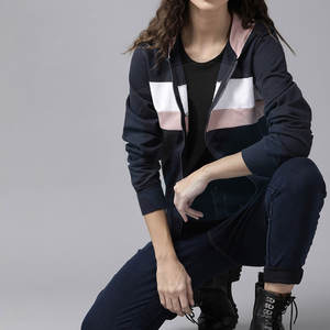 Venta al por mayor transpirable mujeres sudaderas con capucha último estilo de color sólido mujeres sudaderas con capucha personalizadas mujeres sudaderas con capucha - Product Image 4