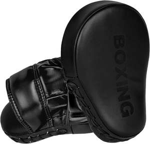 Wholesale Boxing Curved Focus Punching Mitts Waterproof Leatherette Training <b>Hand</b> <b>Pads</b> for Sports - Product Image 2