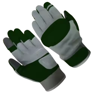 ถุงมือป้องกันการกระแทกหนังสังเคราะห์เสริมความแข็งแรงทนทานถุงมือนิรภัยส่วนบุคคลสำหรับงานก่อสร้าง - Product Image 4