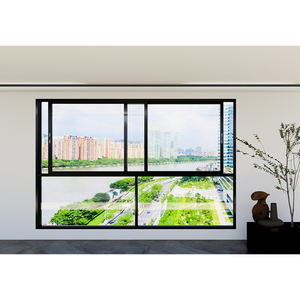 Vente chaude En Aluminium Fenêtre <span class=keywords><strong>Coulissante</strong></span> Appartement Noir <span class=keywords><strong>Isoler</strong></span> À Bas Prix - Product Image 2