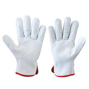 Precio de fábrica Guantes de seguridad para el trabajo de cuero de vaca para hombres Guantes de seguridad para conductores de construcción industrial - Product Image 2