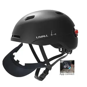 Casque de sécurité intelligent à détection de chute avec lumière d'avertissement, livell C21, casque urbain pour le cyclisme