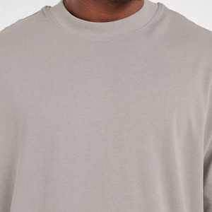 Camisetas de hombre en blanco de algodón 100% de alta calidad, camiseta de gran tamaño de peso pesado personalizable, camiseta con logotipo personalizado - Product Image 3