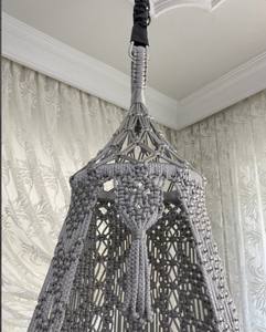 Chaise hamac Tutoriel en macramé Vidéo Tutoriel en macramé, Hamac Meilleure vente Chaise hamac en macramé Balançoire ronde - Product Image 3