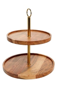 Support à gâteau en bois de style unique décoration de maison et de cuisine support à gâteau pour accessoires de cuisine - Product Image 1
