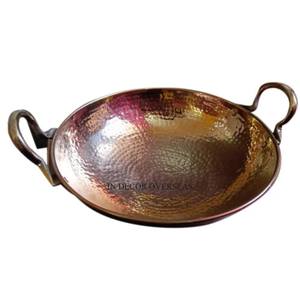 ทองแดงโบราณชุดทำจากโลหะทรงกลมสำหรับเครื่องครัว3กก. พร้อมที่จับ - Product Image 5