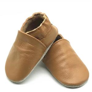 Zapatos de cuero genuino de vaca para bebé, suela blanda, botines para recién nacidos, mocasines para niños y niñas, Zapatillas para primeros pasos - Product Image 3