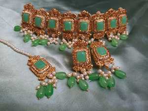 ชุดเครื่องประดับสร้อยคอเจ้าสาวแบบยาวสำหรับงานแต่งงานและงานเลี้ยงชุดเครื่องประดับสำหรับงานแต่งงาน - Product Image 6