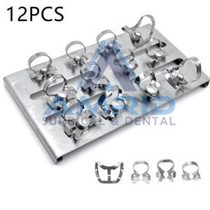 Ensemble d'équipements dentaires endodontiques 12 pièces, support de barrage en caoutchouc, clip de barrière par amris surgical - Product Image 4