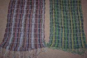 Autumn Comfort Viscose Multi Stripe <b>Scarf</b> for Women Adults Woven Stretchable & Stylish Shawl Custom Size Durable Medium Length - Product Image 6
