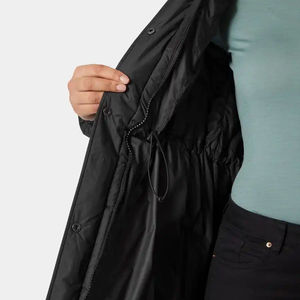 Chaqueta de Invierno Acolchada de Algodón para Mujer, Estilo Vintage, Color Negro, con Capucha Ajustable, Resistente al Viento y Transpirable - Product Image 6