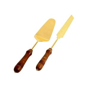 Juego de Herramientas de cocina con mango de diseño de rama de Portugal, utensilios de plata para queso, rebanador de queso y espátula - Product Image 3