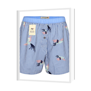 Caleçon boxeur avec logo personnalisé pour hommes Meilleur prix du fabricant de vêtements suspendus Vinh Culotte en tissu tissé respirante au toucher confortable - Product Image 1