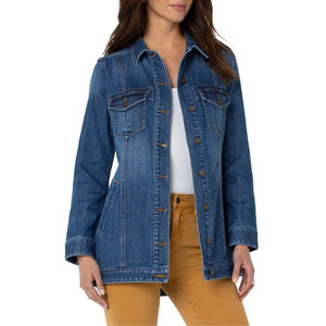 Meilleures ventes de vestes en jean respirantes personnalisées pour femmes fabriquées au Pakistan Vestes en jean en coton entretenues par OEM pour femmes - Product Image 5