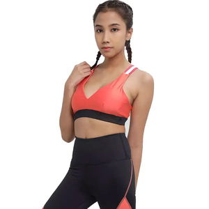 Ladies Seamless Gym Sportswear Bra Custom Crop Tops pour les femmes Yoga Workout Fitness Halter Sports Bra Plus Size Options - Product Image 1