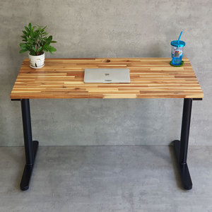 โต๊ะคอมพิวเตอร์ไม้อะคาเซียขาเหล็ก 120x60 ซม. ประกอบง่าย TIO HBTO019 - Product Image 3