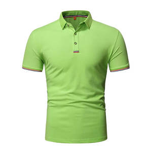 Vente en gros 100% coton pour hommes pour Polo T-Shirt couleur personnalisée avec faible quantité minimale de commande motif solide prix raisonnable par fabricant - Product Image 1