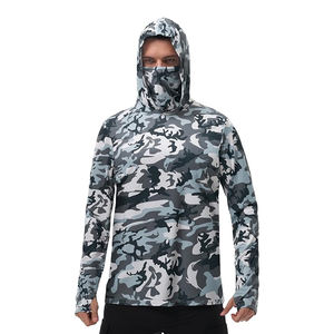 Custom OEM New Fishing Clothing Hoodie Sublimation Breathable Quick Dry Lightweight Long Sleeve Fishing Hoodie - Product Image 1