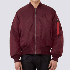 Blouson bomber pour homme de style urbain, fabriqué au Pakistan, coupe-vent, hiver, écologique, avec logo personnalisé et motif lettres - Product Image 2