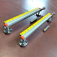 Jauges de niveau magnétiques Totflex Standard en acier inoxydable AISI 304 de qualité industrielle, précision de 100 %, montage latéral, garantie 3 ans