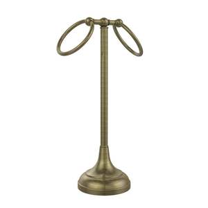 Toallero de latón resistente que ofrece soporte estable para toallas de baño en baños de lujo - Product Image 4