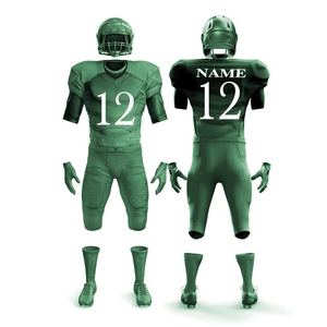 Maillot à manches courtes respirant uniforme de football américain en polyester 100% sur mesure pour jeunes et adultes - Product Image 1